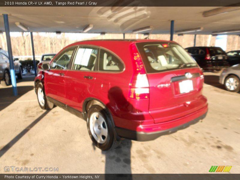 Tango Red Pearl / Gray 2010 Honda CR-V LX AWD