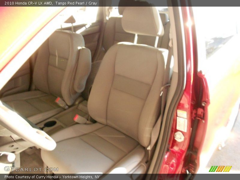 Tango Red Pearl / Gray 2010 Honda CR-V LX AWD