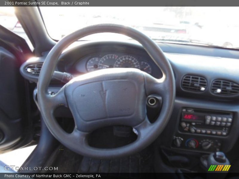 Black / Graphite 2001 Pontiac Sunfire SE Coupe