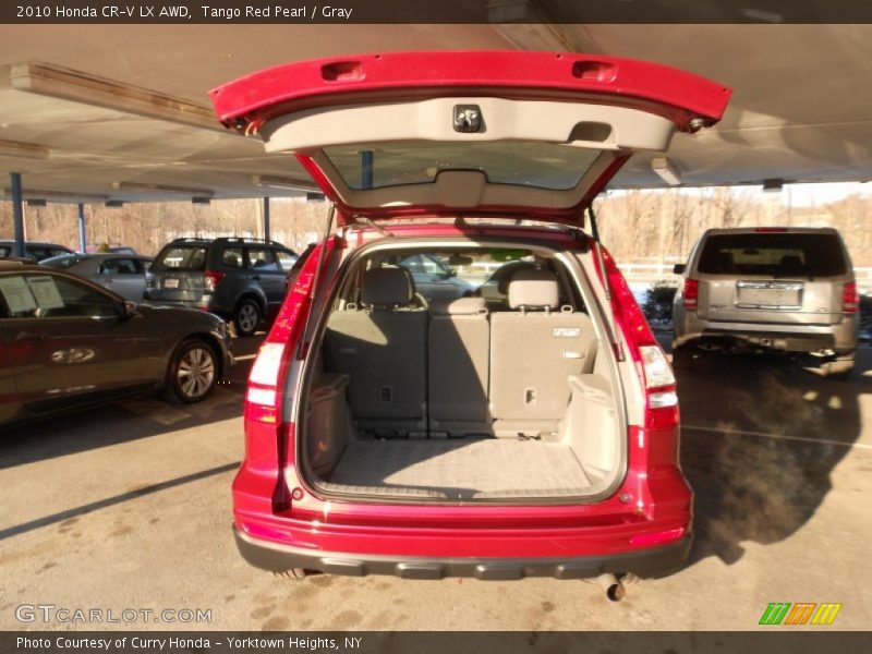 Tango Red Pearl / Gray 2010 Honda CR-V LX AWD