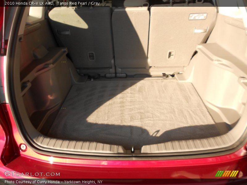 Tango Red Pearl / Gray 2010 Honda CR-V LX AWD