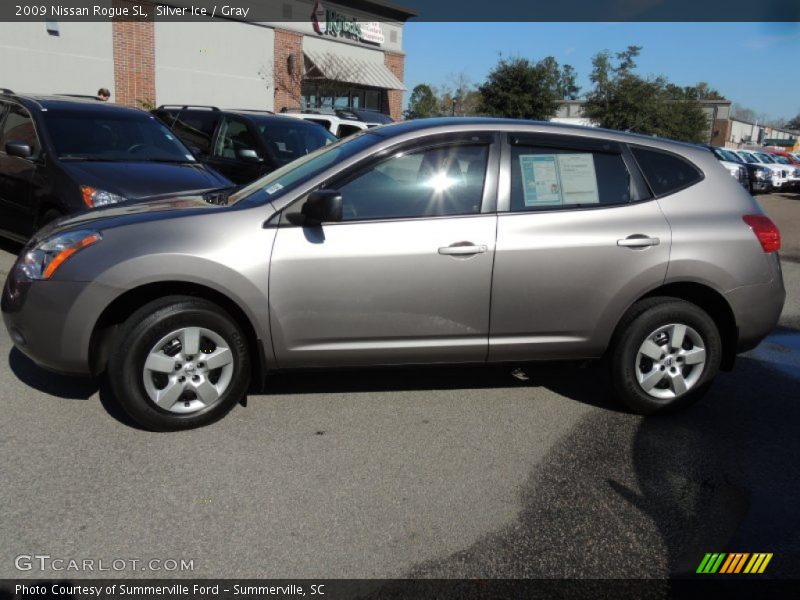 Silver Ice / Gray 2009 Nissan Rogue SL