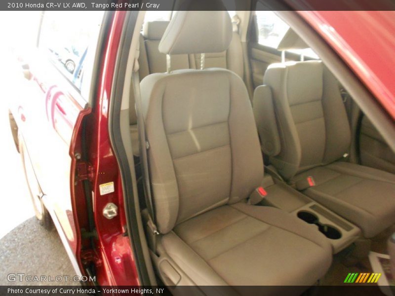 Tango Red Pearl / Gray 2010 Honda CR-V LX AWD