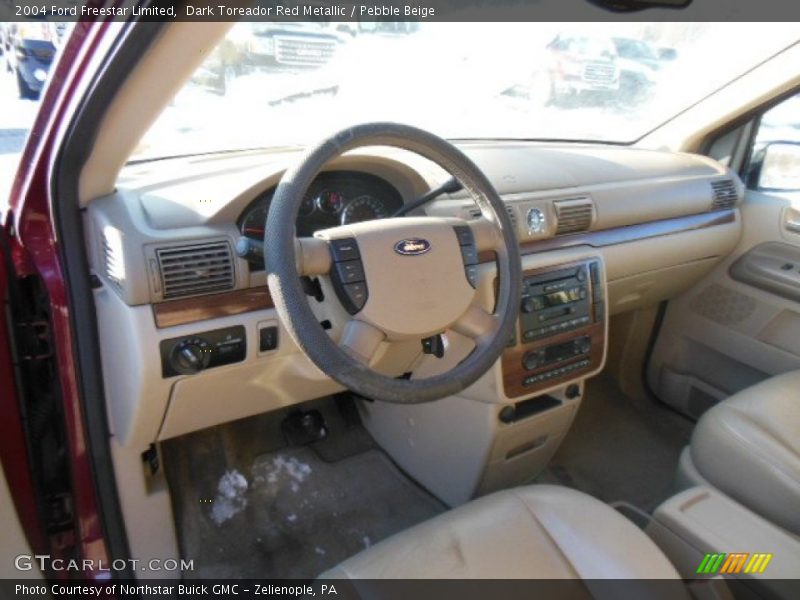 Dark Toreador Red Metallic / Pebble Beige 2004 Ford Freestar Limited