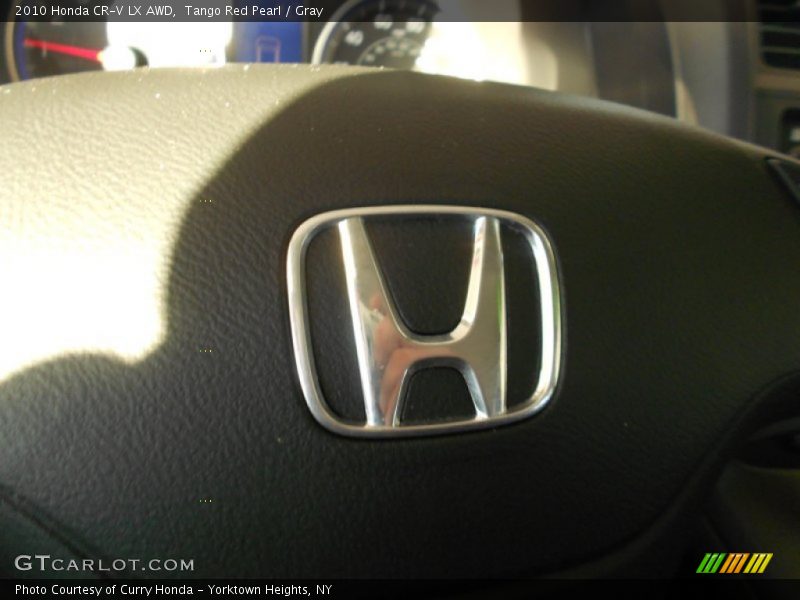 Tango Red Pearl / Gray 2010 Honda CR-V LX AWD