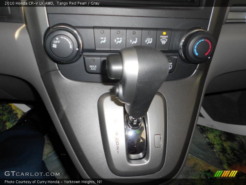 Tango Red Pearl / Gray 2010 Honda CR-V LX AWD