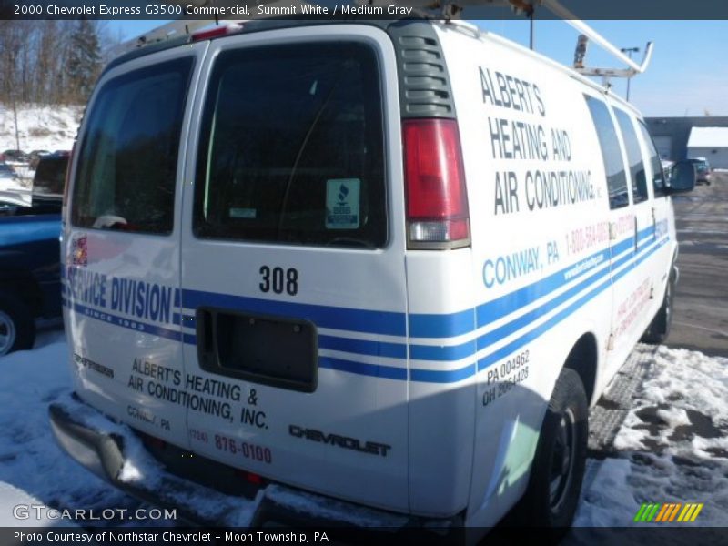 Summit White / Medium Gray 2000 Chevrolet Express G3500 Commercial