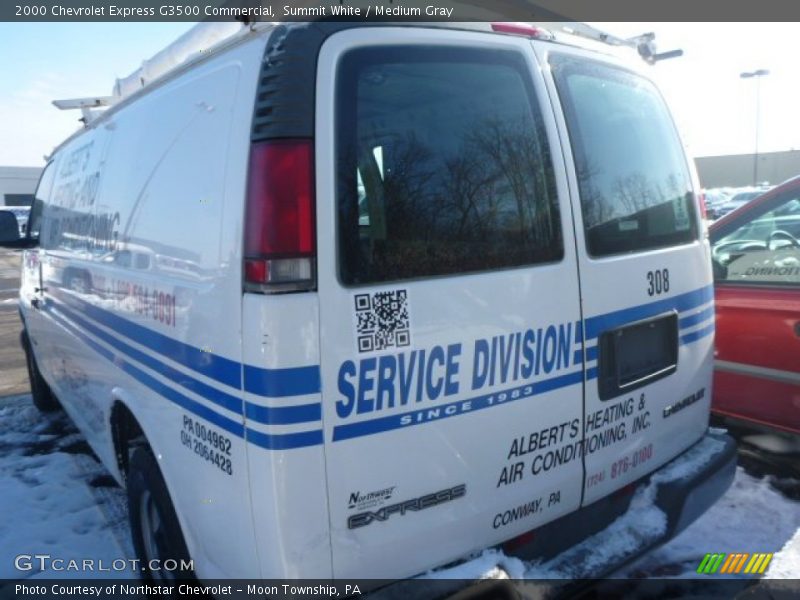 Summit White / Medium Gray 2000 Chevrolet Express G3500 Commercial