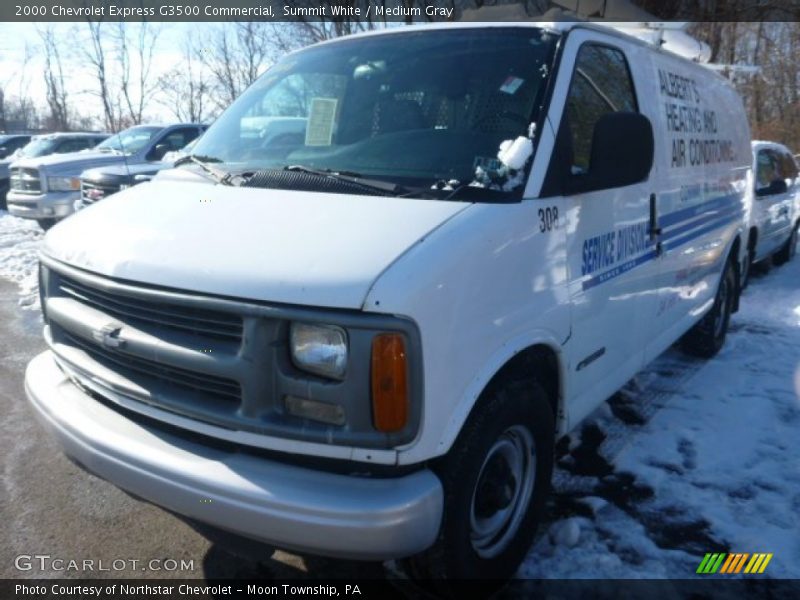 Summit White / Medium Gray 2000 Chevrolet Express G3500 Commercial