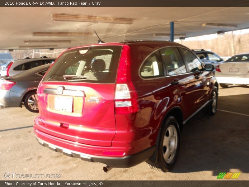 Tango Red Pearl / Gray 2010 Honda CR-V LX AWD