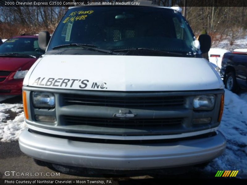 Summit White / Medium Gray 2000 Chevrolet Express G3500 Commercial