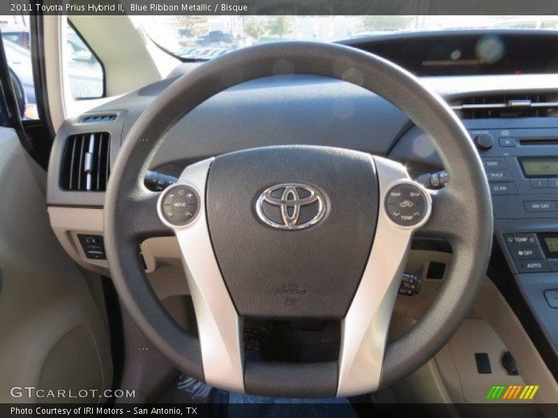Blue Ribbon Metallic / Bisque 2011 Toyota Prius Hybrid II