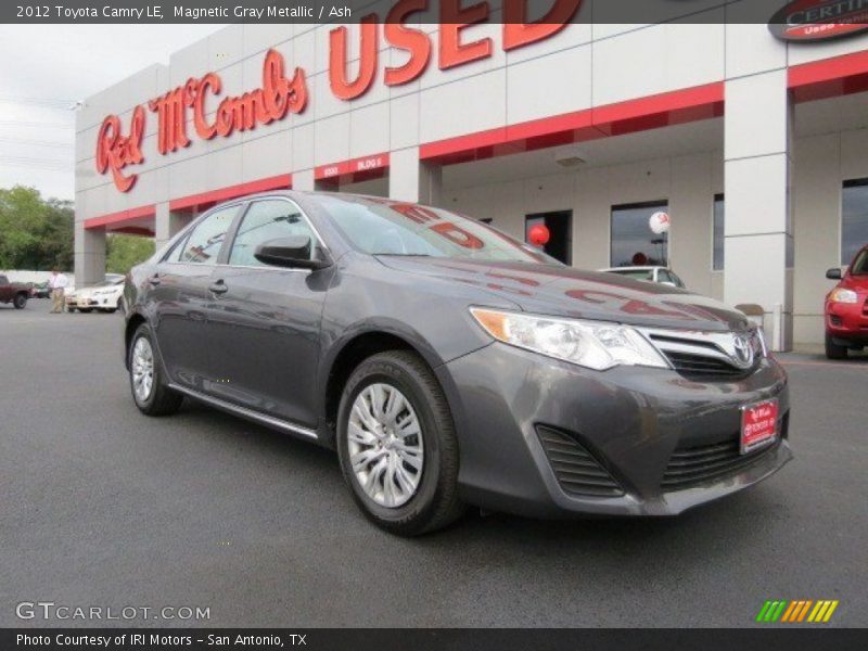 Magnetic Gray Metallic / Ash 2012 Toyota Camry LE