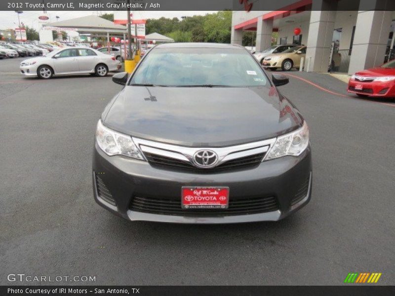 Magnetic Gray Metallic / Ash 2012 Toyota Camry LE