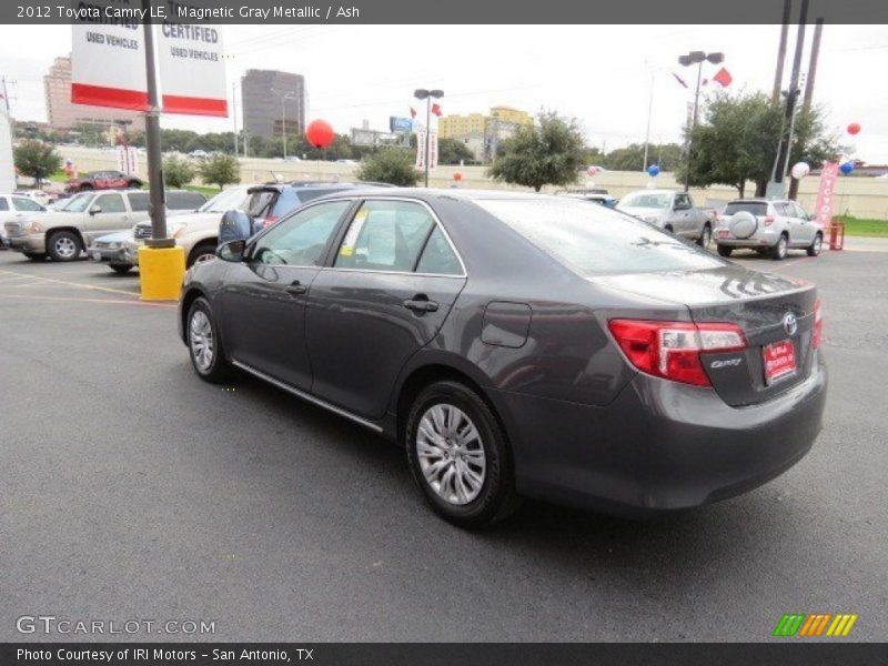 Magnetic Gray Metallic / Ash 2012 Toyota Camry LE