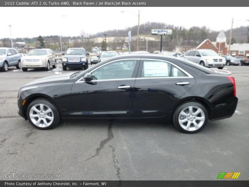 Black Raven / Jet Black/Jet Black Accents 2013 Cadillac ATS 2.0L Turbo AWD