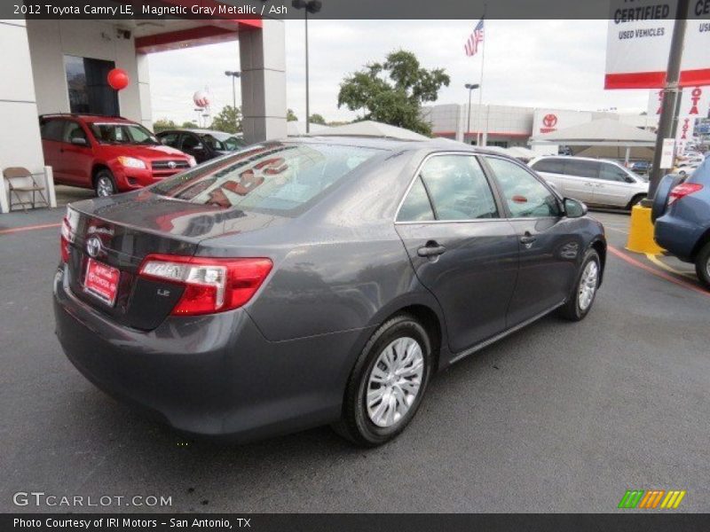 Magnetic Gray Metallic / Ash 2012 Toyota Camry LE