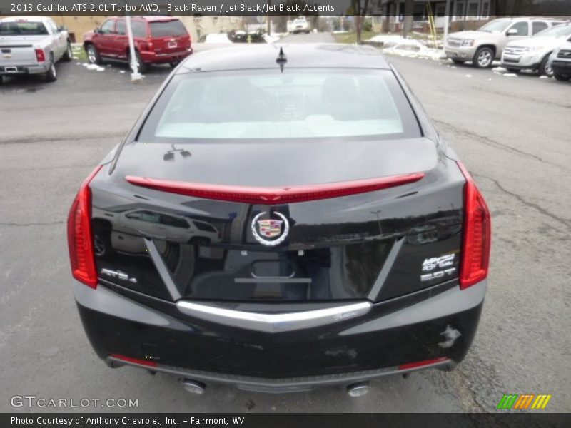 Black Raven / Jet Black/Jet Black Accents 2013 Cadillac ATS 2.0L Turbo AWD