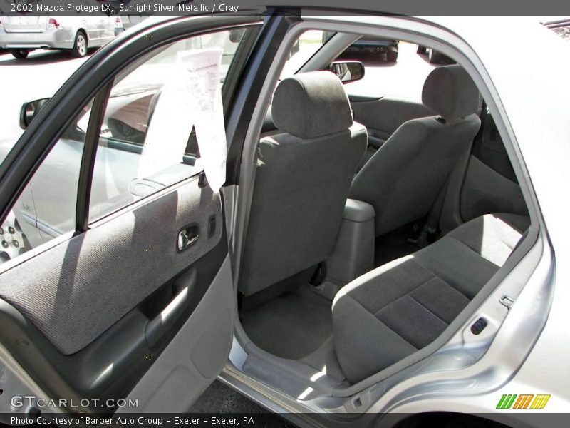 Sunlight Silver Metallic / Gray 2002 Mazda Protege LX