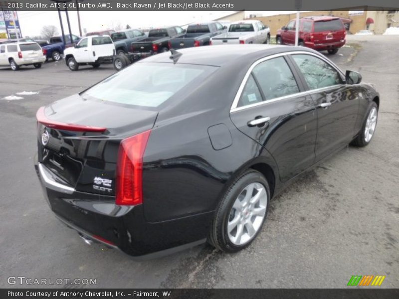 Black Raven / Jet Black/Jet Black Accents 2013 Cadillac ATS 2.0L Turbo AWD