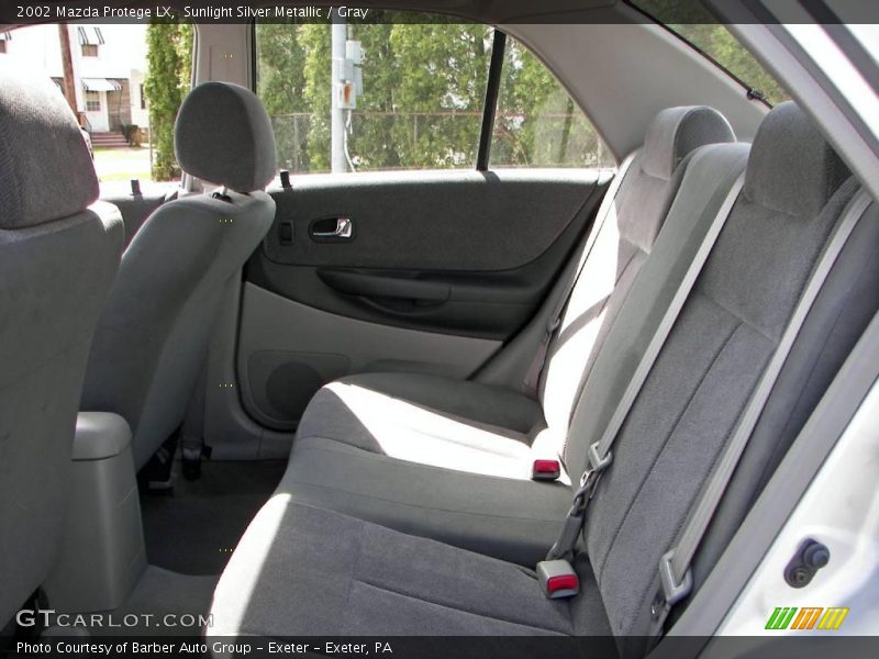 Sunlight Silver Metallic / Gray 2002 Mazda Protege LX
