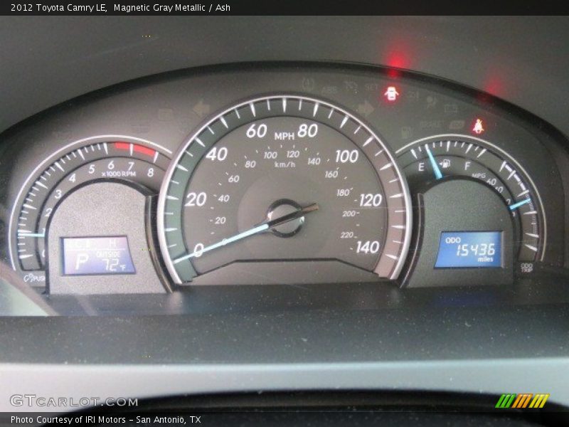 Magnetic Gray Metallic / Ash 2012 Toyota Camry LE