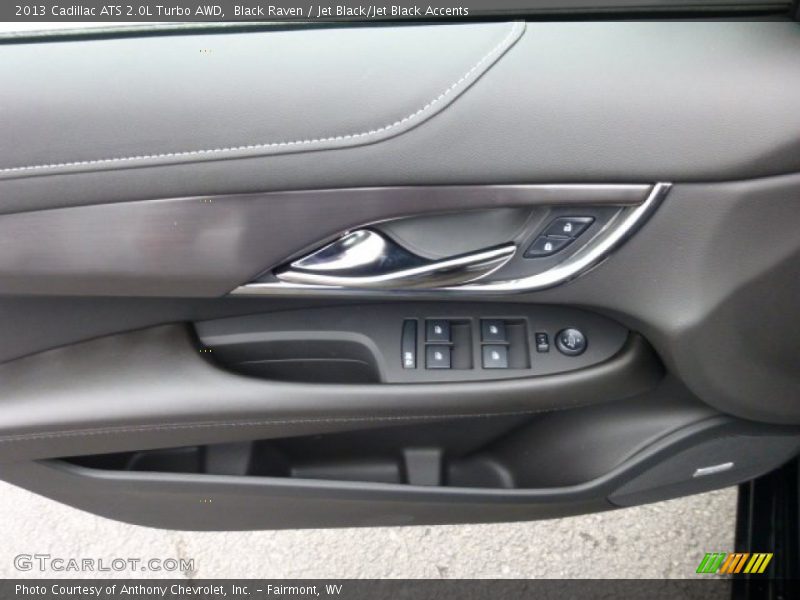 Black Raven / Jet Black/Jet Black Accents 2013 Cadillac ATS 2.0L Turbo AWD