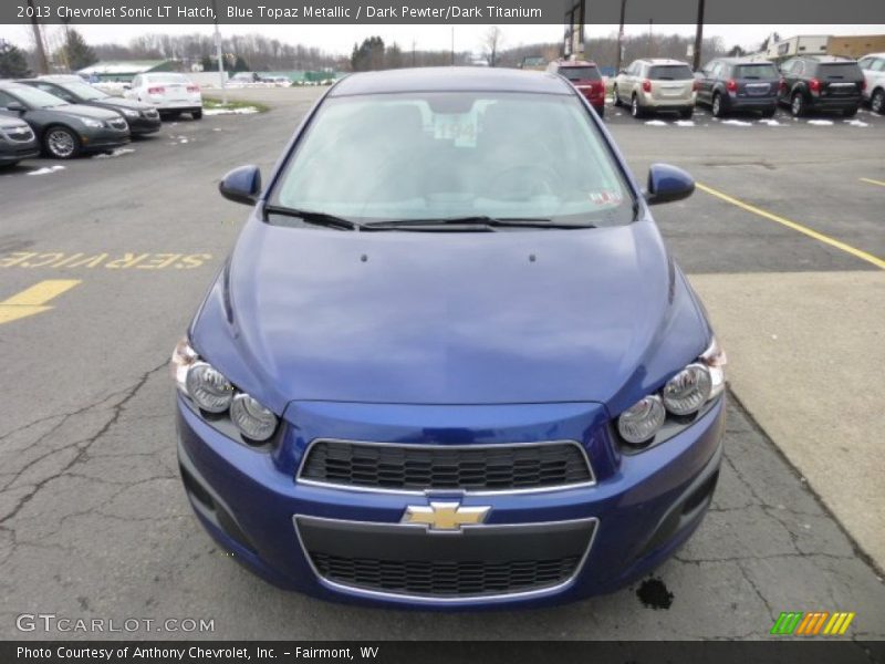 Blue Topaz Metallic / Dark Pewter/Dark Titanium 2013 Chevrolet Sonic LT Hatch