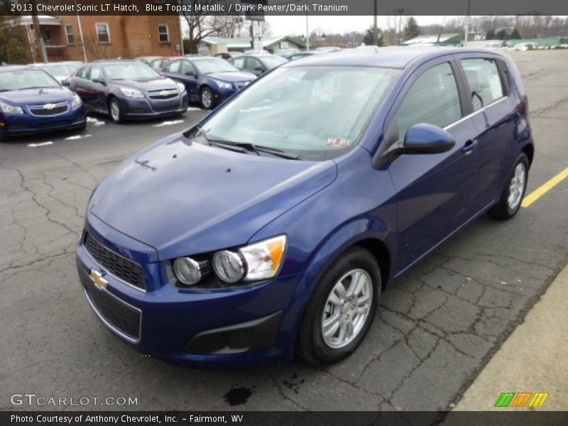 Front 3/4 View of 2013 Sonic LT Hatch