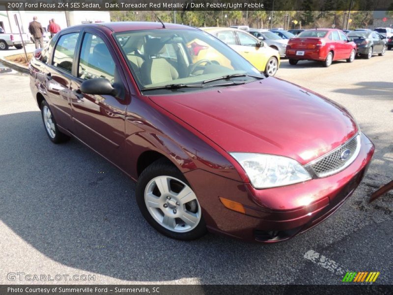 Dark Toreador Red Metallic / Dark Pebble/Light Pebble 2007 Ford Focus ZX4 SES Sedan