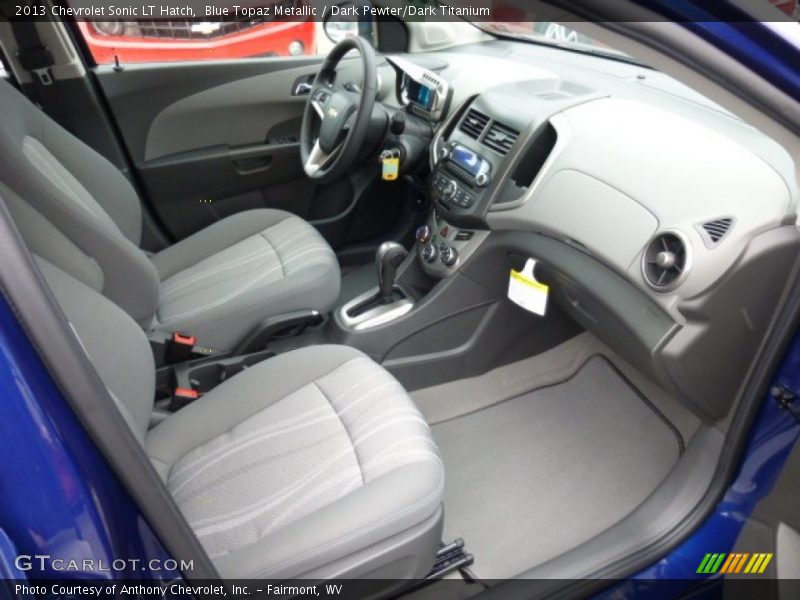 2013 Sonic LT Hatch Dark Pewter/Dark Titanium Interior