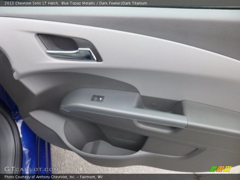 Blue Topaz Metallic / Dark Pewter/Dark Titanium 2013 Chevrolet Sonic LT Hatch