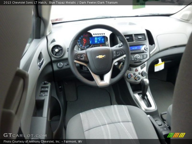 Blue Topaz Metallic / Dark Pewter/Dark Titanium 2013 Chevrolet Sonic LT Hatch