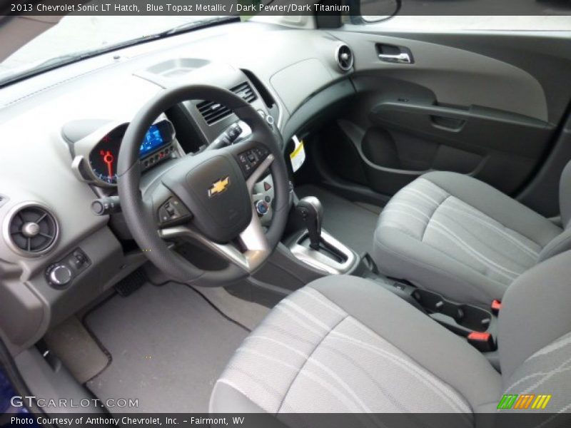 Dark Pewter/Dark Titanium Interior - 2013 Sonic LT Hatch 