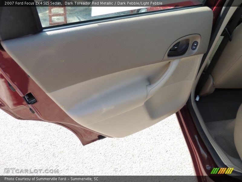 Dark Toreador Red Metallic / Dark Pebble/Light Pebble 2007 Ford Focus ZX4 SES Sedan