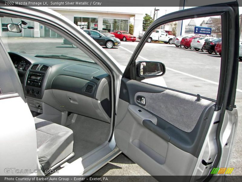 Sunlight Silver Metallic / Gray 2002 Mazda Protege LX