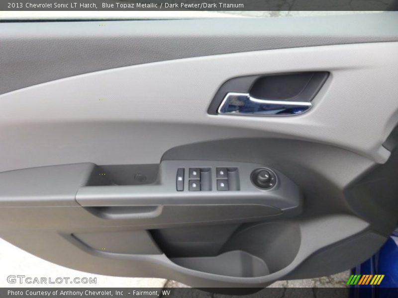 Blue Topaz Metallic / Dark Pewter/Dark Titanium 2013 Chevrolet Sonic LT Hatch