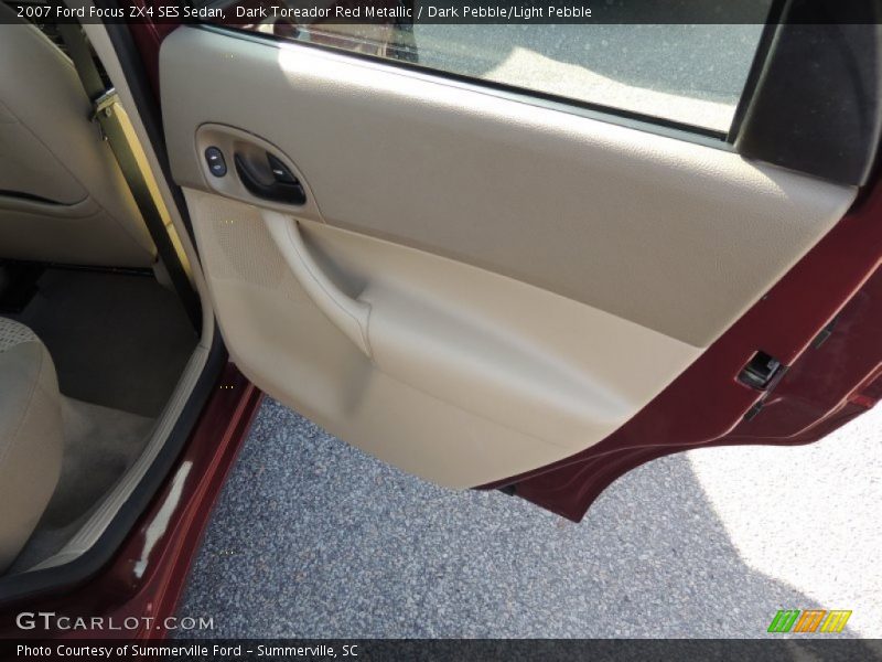 Dark Toreador Red Metallic / Dark Pebble/Light Pebble 2007 Ford Focus ZX4 SES Sedan