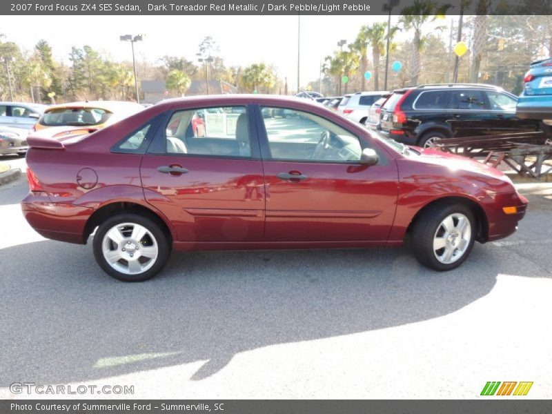 Dark Toreador Red Metallic / Dark Pebble/Light Pebble 2007 Ford Focus ZX4 SES Sedan