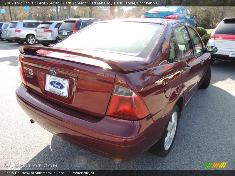 Dark Toreador Red Metallic / Dark Pebble/Light Pebble 2007 Ford Focus ZX4 SES Sedan