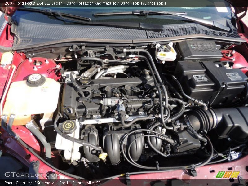 Dark Toreador Red Metallic / Dark Pebble/Light Pebble 2007 Ford Focus ZX4 SES Sedan