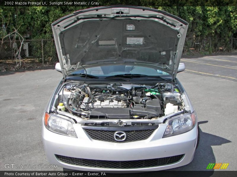 Sunlight Silver Metallic / Gray 2002 Mazda Protege LX