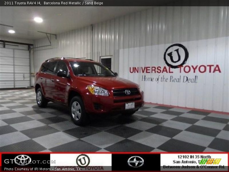 Barcelona Red Metallic / Sand Beige 2011 Toyota RAV4 I4
