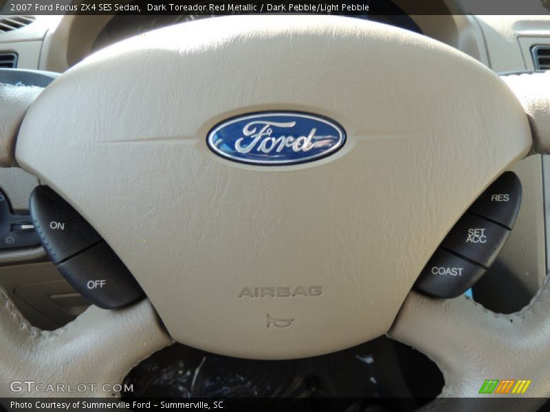 Dark Toreador Red Metallic / Dark Pebble/Light Pebble 2007 Ford Focus ZX4 SES Sedan
