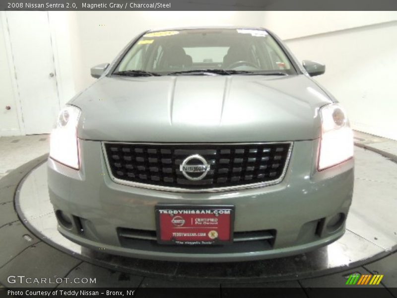 Magnetic Gray / Charcoal/Steel 2008 Nissan Sentra 2.0