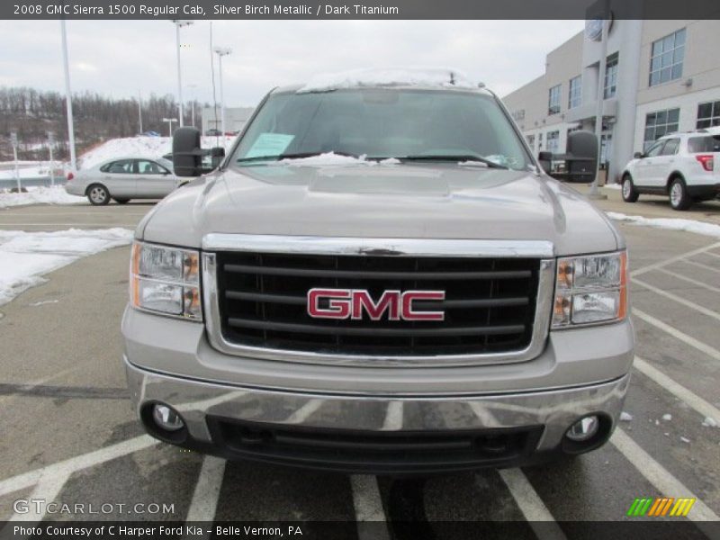 Silver Birch Metallic / Dark Titanium 2008 GMC Sierra 1500 Regular Cab