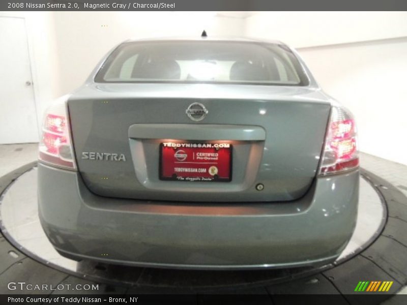 Magnetic Gray / Charcoal/Steel 2008 Nissan Sentra 2.0