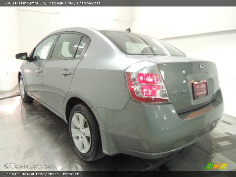 Magnetic Gray / Charcoal/Steel 2008 Nissan Sentra 2.0