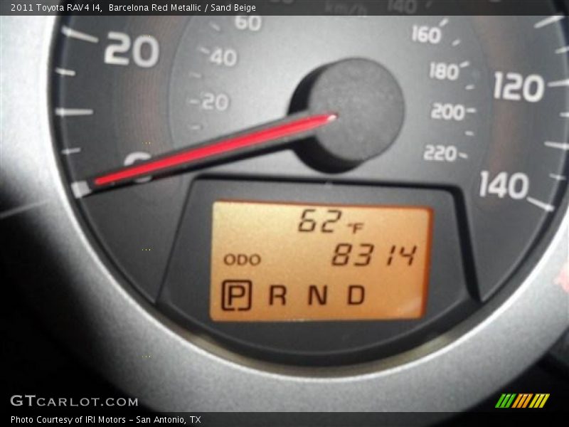 Barcelona Red Metallic / Sand Beige 2011 Toyota RAV4 I4
