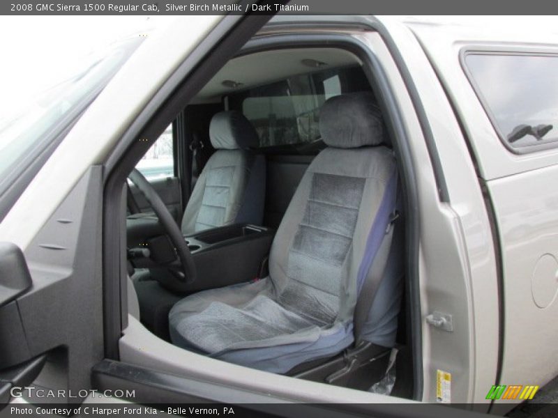 Silver Birch Metallic / Dark Titanium 2008 GMC Sierra 1500 Regular Cab